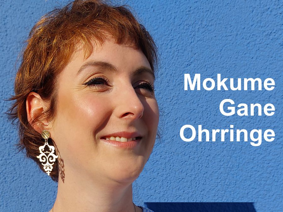 Mokume Gane Ohrringe von Mokume Saar